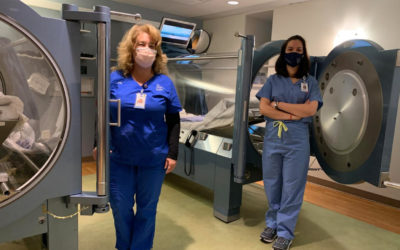 At Greenwich Hospital, Hyperbaric Medicine is being used for COVID-19