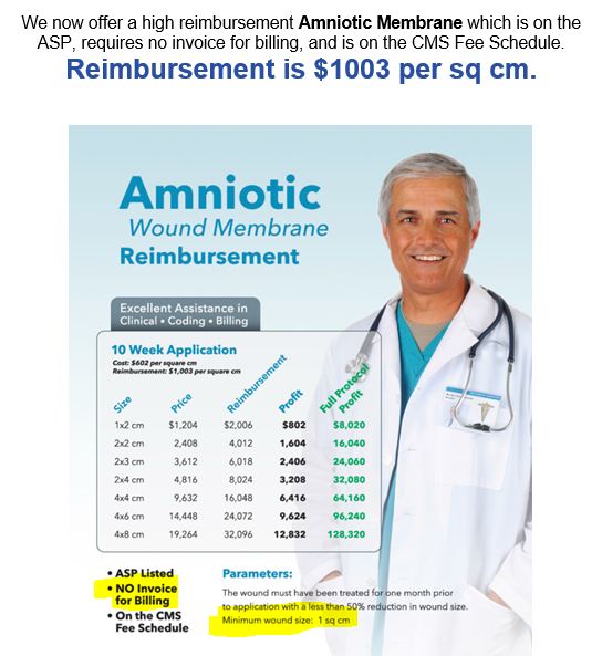 Amniotic Wound Care Reimbursement