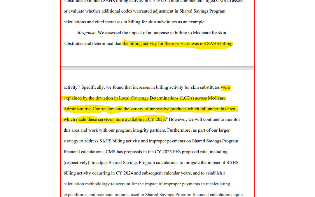 SAHS Billing Activity, the MSSP, and WTF