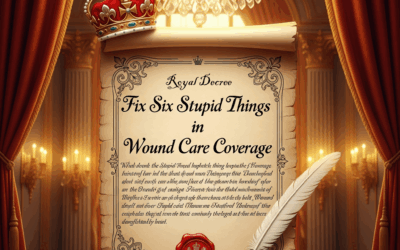 If I Were Queen I Would Fix These Six Stupid Things in Wound Care